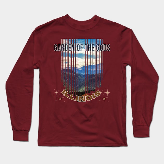 Garden of the gods, Illinois Long Sleeve T-Shirt by TeeText